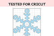 Winter Snowflake SVG Bundle, an Illustration by TheHitShop (Thumbnail 8 of 10)