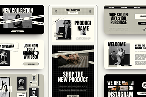 Email Marketing Newsletter Template, an Email Template by Branding Babe Co.