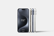 iPhone 15 Pro Max Mockup, an iPhone Mockup by Graphicbars (Thumbnail 11 of 20)