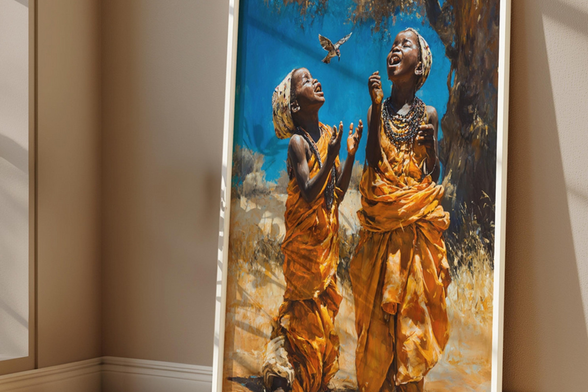 Spring in Africa Wall Art Set, a Decorative Illustration by PrintablesByFranklyn (Photo 4 of 16)