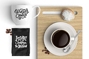Coffee lettering &clipart collection, a Decorative Illustration by Lana Sham (Thumbnail 5 of 15)