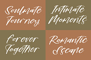 Romantic Mastery Modern Brush Script, a Script Font by stylishtype.co (Thumbnail 6 of 20)