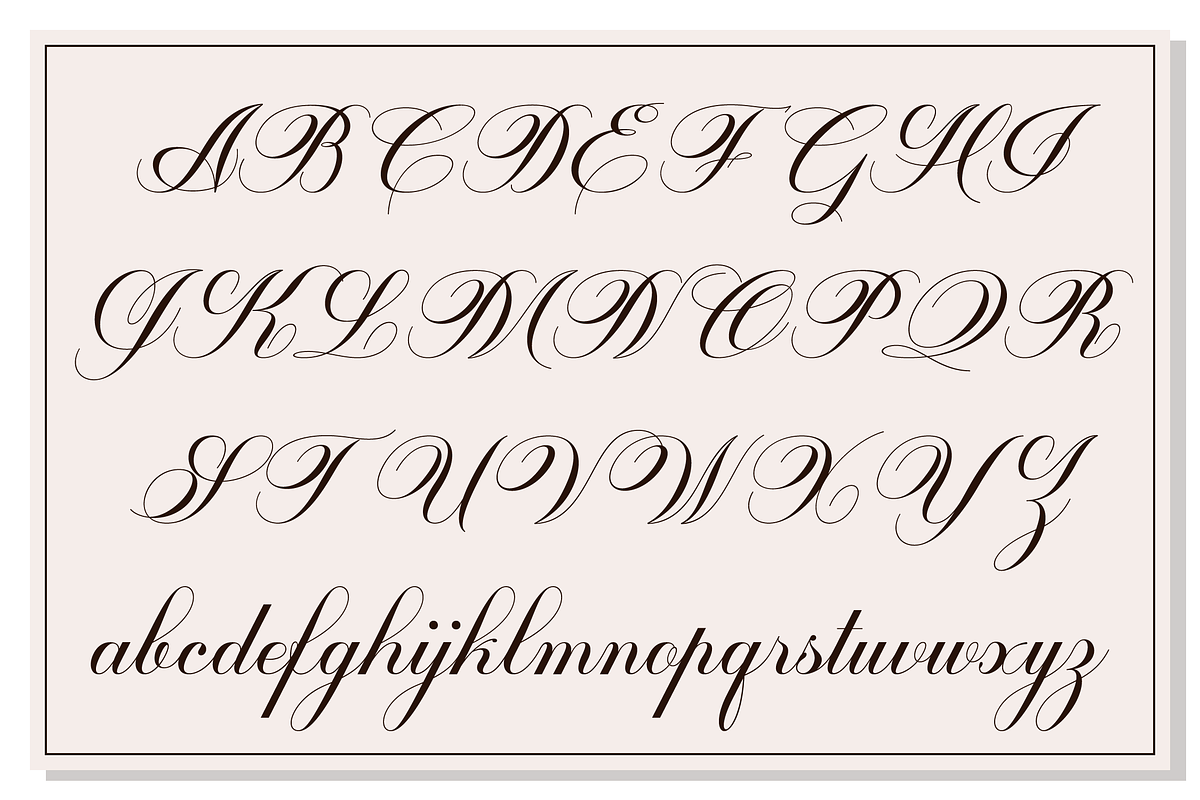 Burique - Romantic Italic, a Script Font by Sign Studio (Photo 4 of 10)