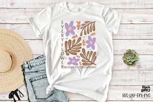 Boho Abstract Flower SVG Bundle