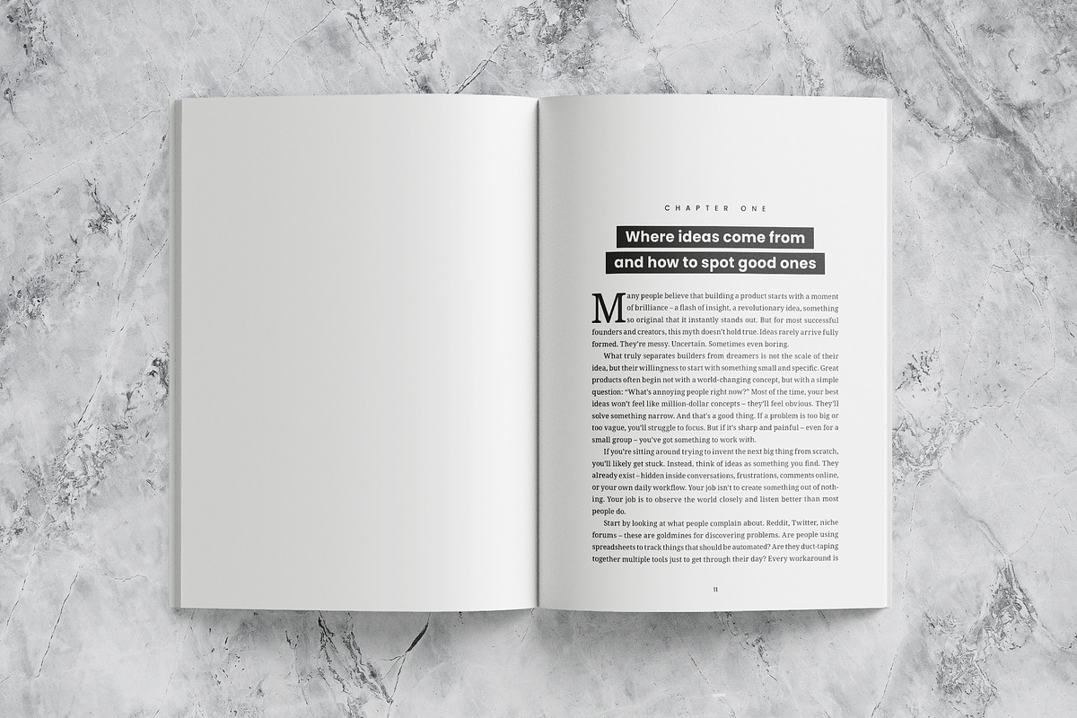 Simple Book Template, a Brochure Template by Template Temple (Photo 6 of 15)