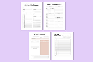 Productivity & Work Planner Canva