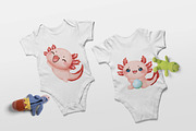 Axolotl Adventure Clipart, an Animal Illustration by Blumensdiary (Thumbnail 4 of 6)