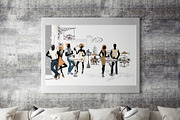 Vector picturesque streets and cafes, a Food Illustration by Laifalight (Thumbnail 5 of 7)