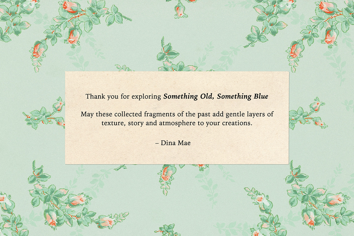 Something Old, Something Blue, an Object Graphic by Dina Mae (Photo 15 of 15)
