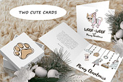 Christmas Sketches - set witn dog, an Animal Illustration by Kseniya_design (Thumbnail 4 of 5)