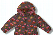 Baby Hooded Jumpsuit Mockup, a Hoody Mockup by Nora Gad (Thumbnail 9 of 19)