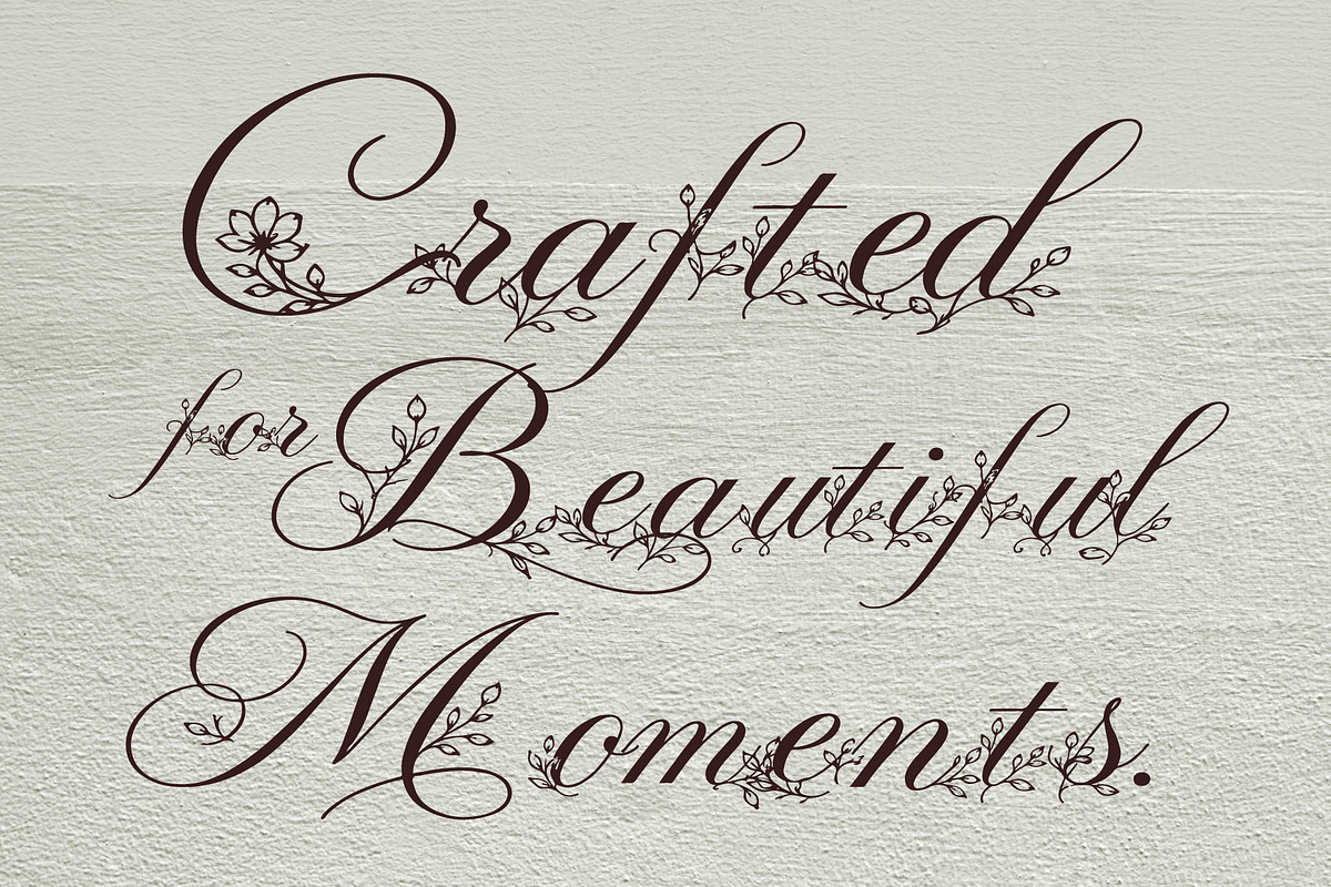 Alverose - Secret Garden Script, a Script Font by HypeWorksCo (Photo 8 of 17)