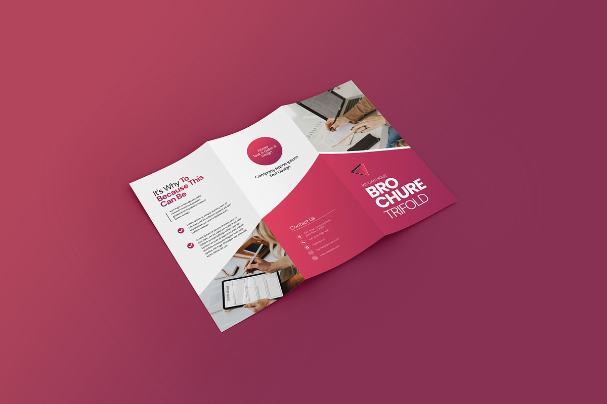 Business Trifold Brochure design, a Brochure Template by Creatiya Type (Photo 2 of 4)