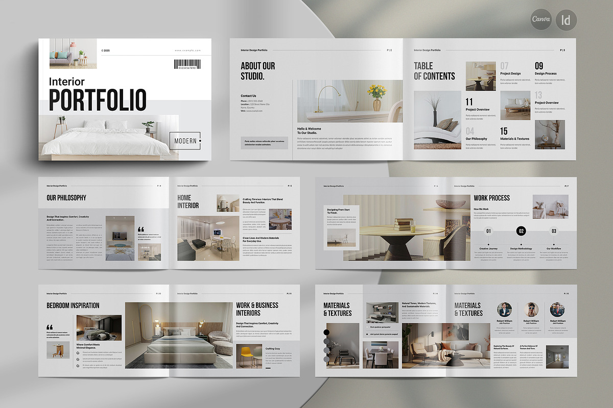 Design Portfolio Template Landscape, a Brochure Template by StyleArt (Photo 1 of 10)