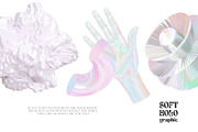 Soft Holo Iridescence 3D Shapes, a Graphic by LarysaZabrotskaya (Thumbnail 3 of 14)