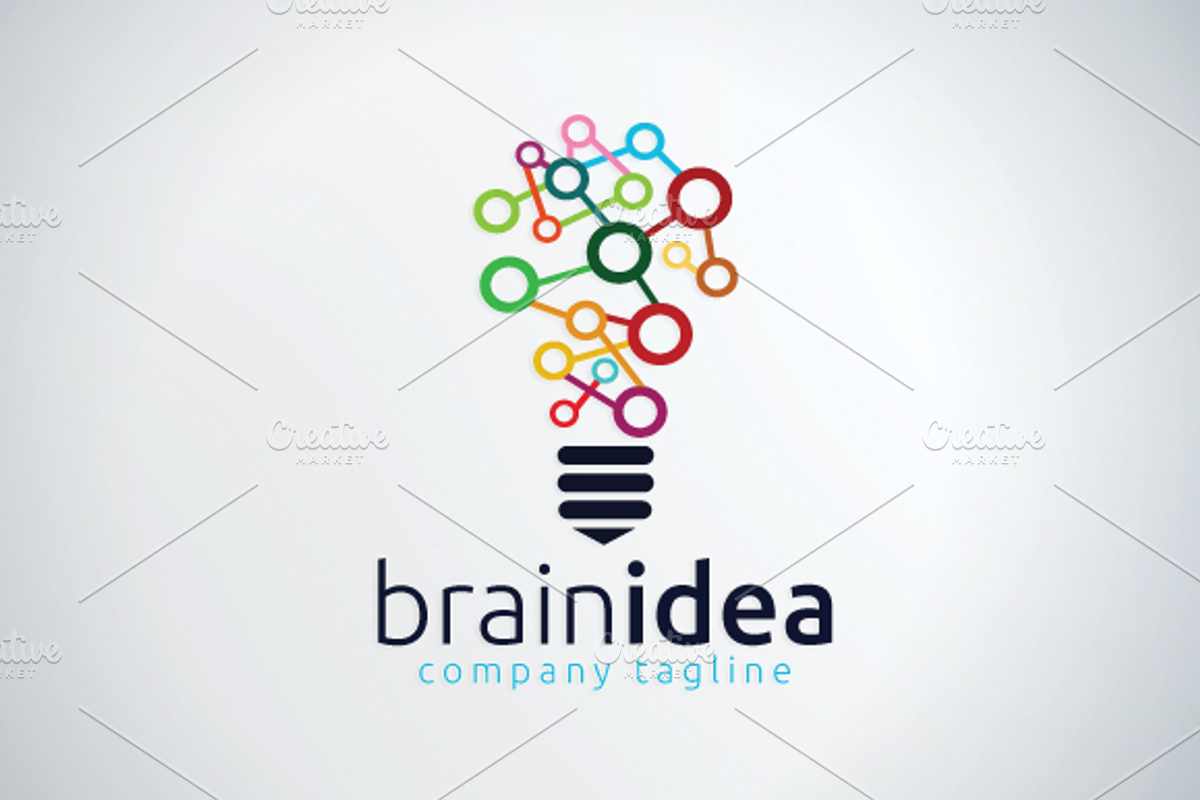 Brain Logo Template, a Branding & Logo Template by vectorlogo (Photo 1 of 4)