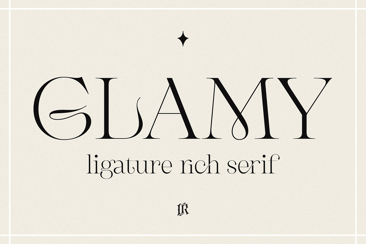 GLAMY - Ligature Rich Serif, a Serif Font by Ivan Rosenberg (Photo 13 of 13)
