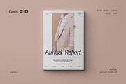 Annual Report Template - Freegue, a Brochure Template by fakhroo (Thumbnail 1 of 9)