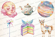 Pastel Whimsical Clipart, an Illustration by DreamCafeArt (Thumbnail 3 of 7)