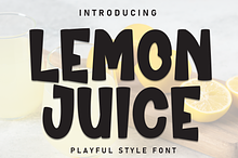 Lemon Juice | Script Font