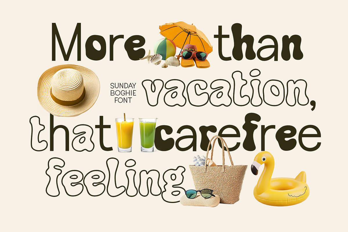 Sunday Boghie – Experimental Sans, a Sans Serif Font by Vampstudio (Photo 8 of 13)
