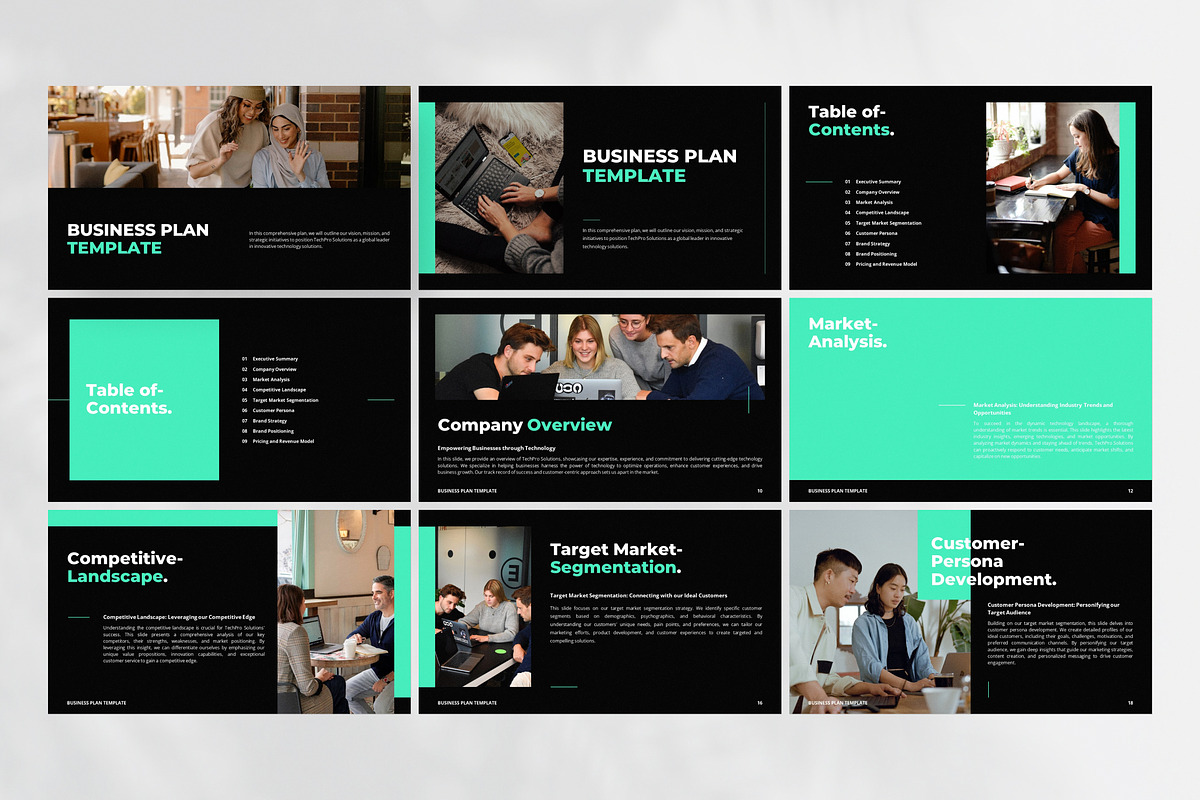 Business Plan Keynote Template, a Presentation Template by Gaize (Photo 13 of 16)