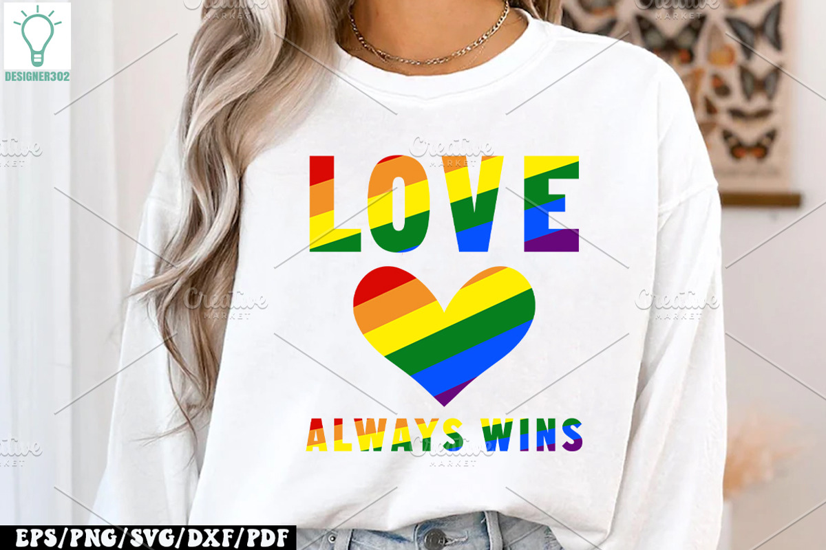 LGBTQ Pride SVG Bundle , Gay Pride, a Graphic by Designer302 (Photo 10 of 26)