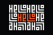 Alones, a Blackletter Font by Ridha-38.lineart (Thumbnail 7 of 14)