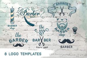 Vintage Barbershop Branding Kit