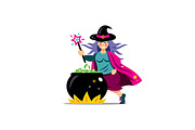 10 witch logos set, a Branding & Logo Template by Steinar Logo (Thumbnail 8 of 11)
