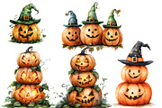 Halloween Pumpkin Clipart, an Illustration by Designworld (Thumbnail 4 of 5)