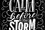 Chalk Procreate Lettering Brush, a Brush Add-On by The Scratchy Nib (Thumbnail 2 of 3)