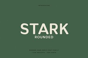 Stark Rounded - A Modern Sans Serif