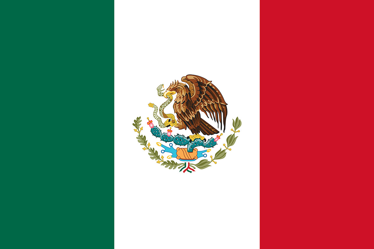 Vector of Mexican flag., an Icon by MorningStar