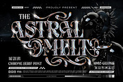 Astral Melt Typeface, a Serif Font by alit design (Thumbnail 1 of 20)