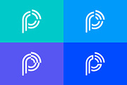 4 logos in 1 package P Network logo, a Branding & Logo Template by arhabib (Thumbnail 7 of 15)