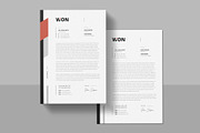 Clean Letterhead | Word, a Stationery Template by Pixelpick (Thumbnail 2 of 3)