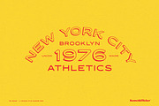 The Drake - A Vintage Shadow Font, a Sans Serif Font by Komet & Flicker (Thumbnail 10 of 14)