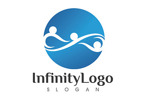 Infinity loop line logo vector, a Branding & Logo Template by LOGOCREATIVE