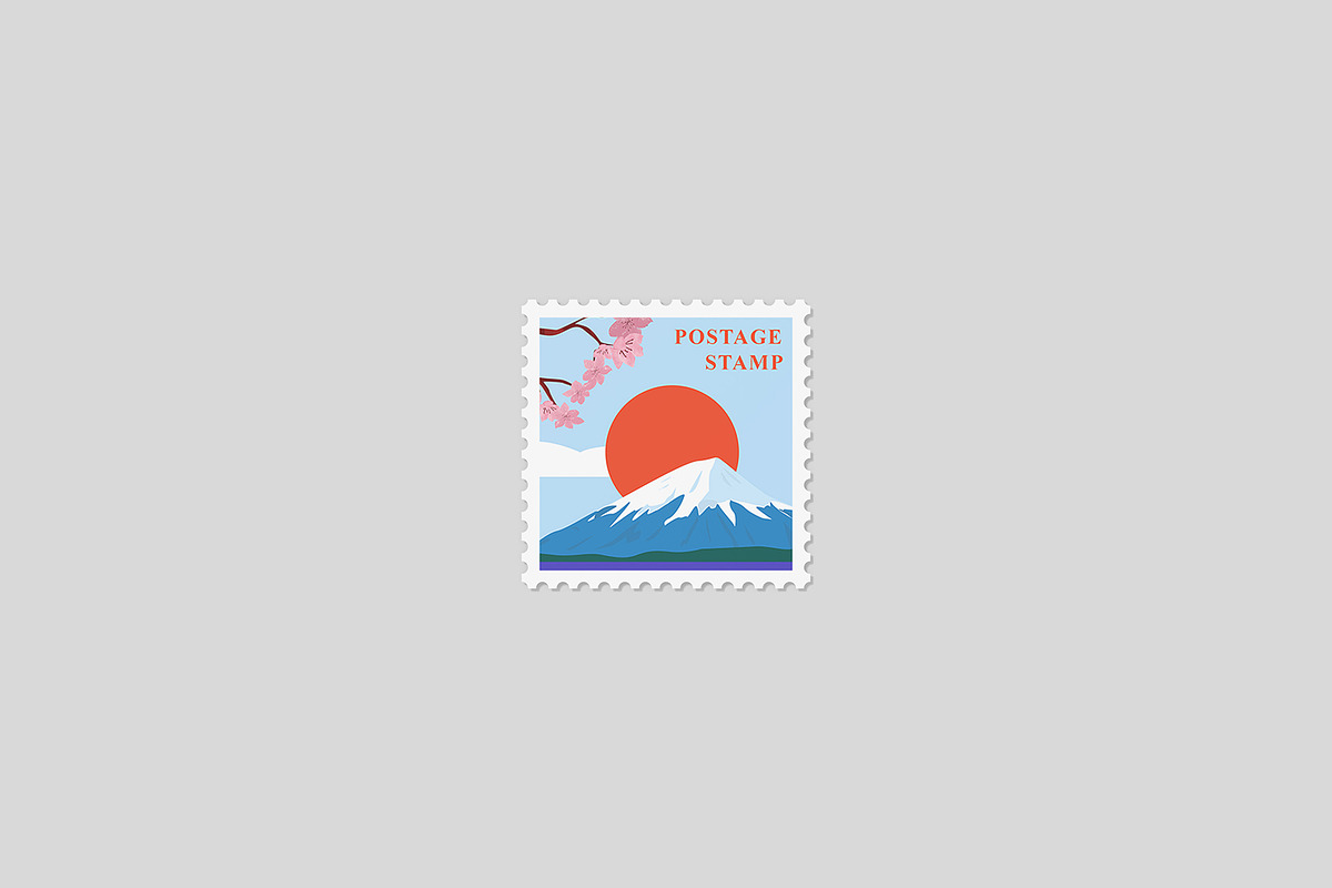 Square Postage Stamp Mockup Bundles, a Flyer Template by Graphic Aesthetic (Photo 8 of 24)