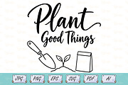 Plant Good Things Garden Line Art, an Object Illustration by Ghagra (Thumbnail 1 of 7)