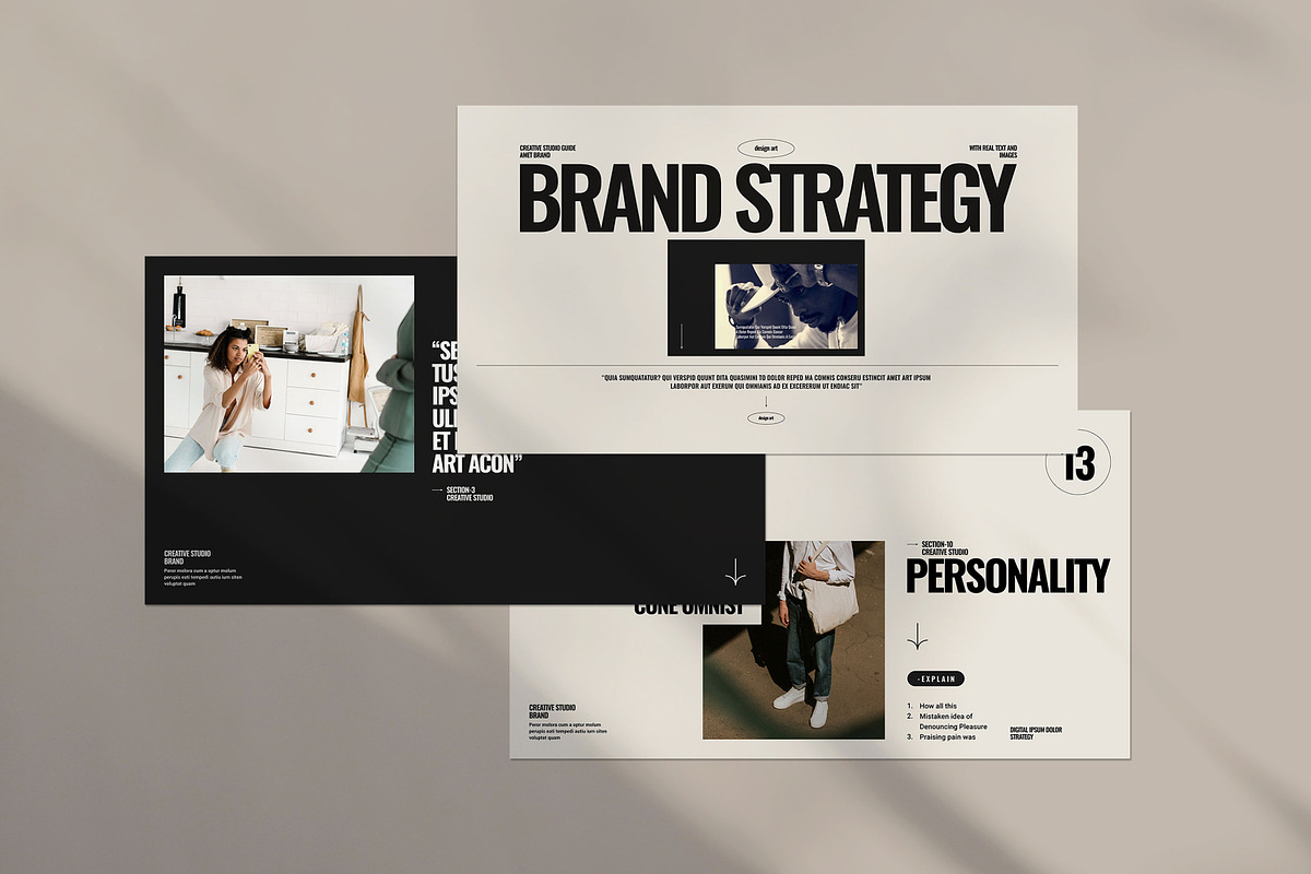 Brand Strategy Presentation Template, a Presentation Template by evgenystudio (Photo 2 of 7)