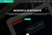 JuiceStrap flat parallax Bootstrap, a Websites & App Template by Bootstraptor (Thumbnail 3 of 5)