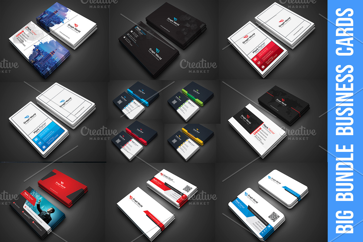Mega Business Card Bundle, a Business Card Template by DesignsLab (Photo 4 of 5)