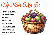 Picnic Clipart - Watercolor, a Seasonal Illustration by CreationArt (Thumbnail 5 of 7)