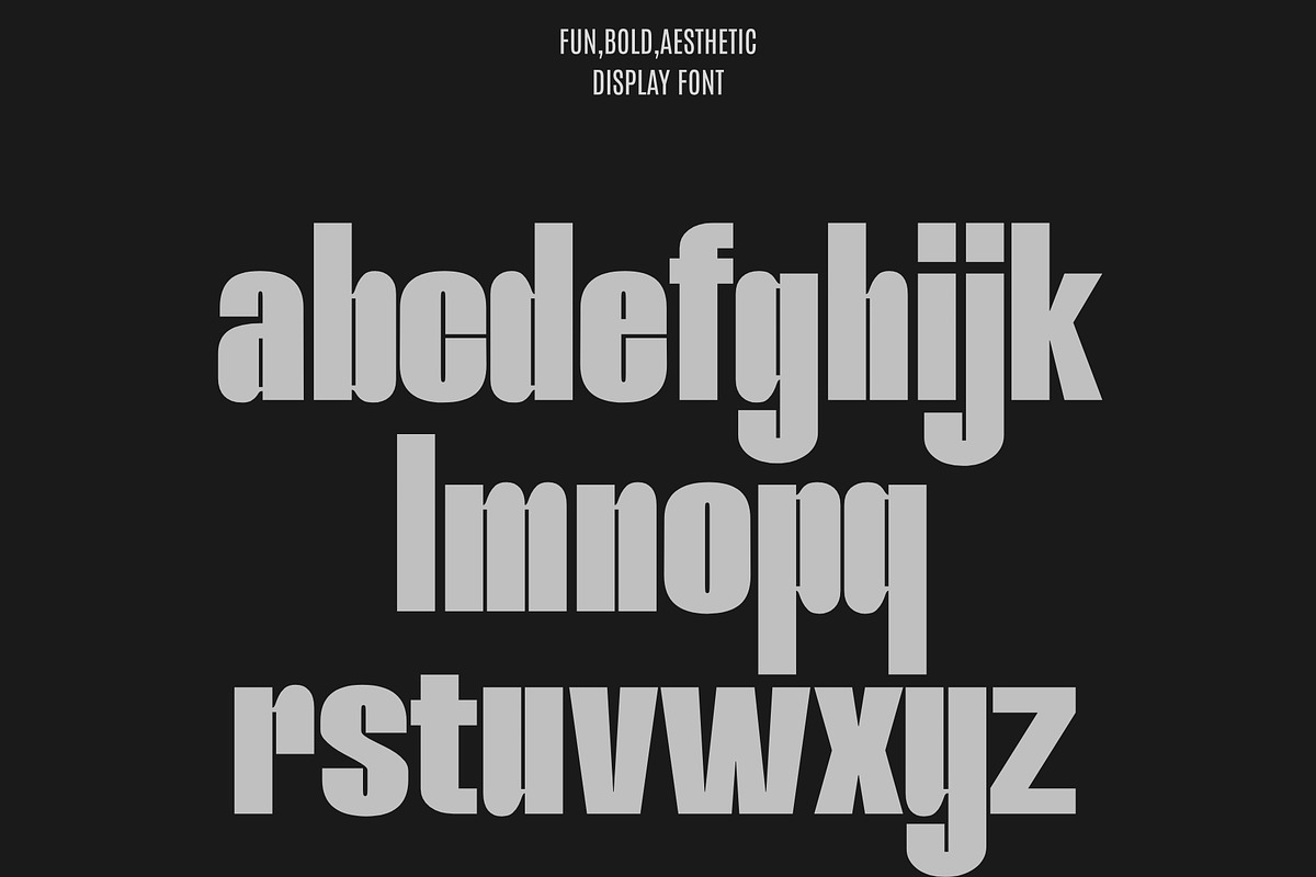 ARUMMA DISPLAY FONT, a Sans Serif Font by maybefont (Photo 3 of 10)