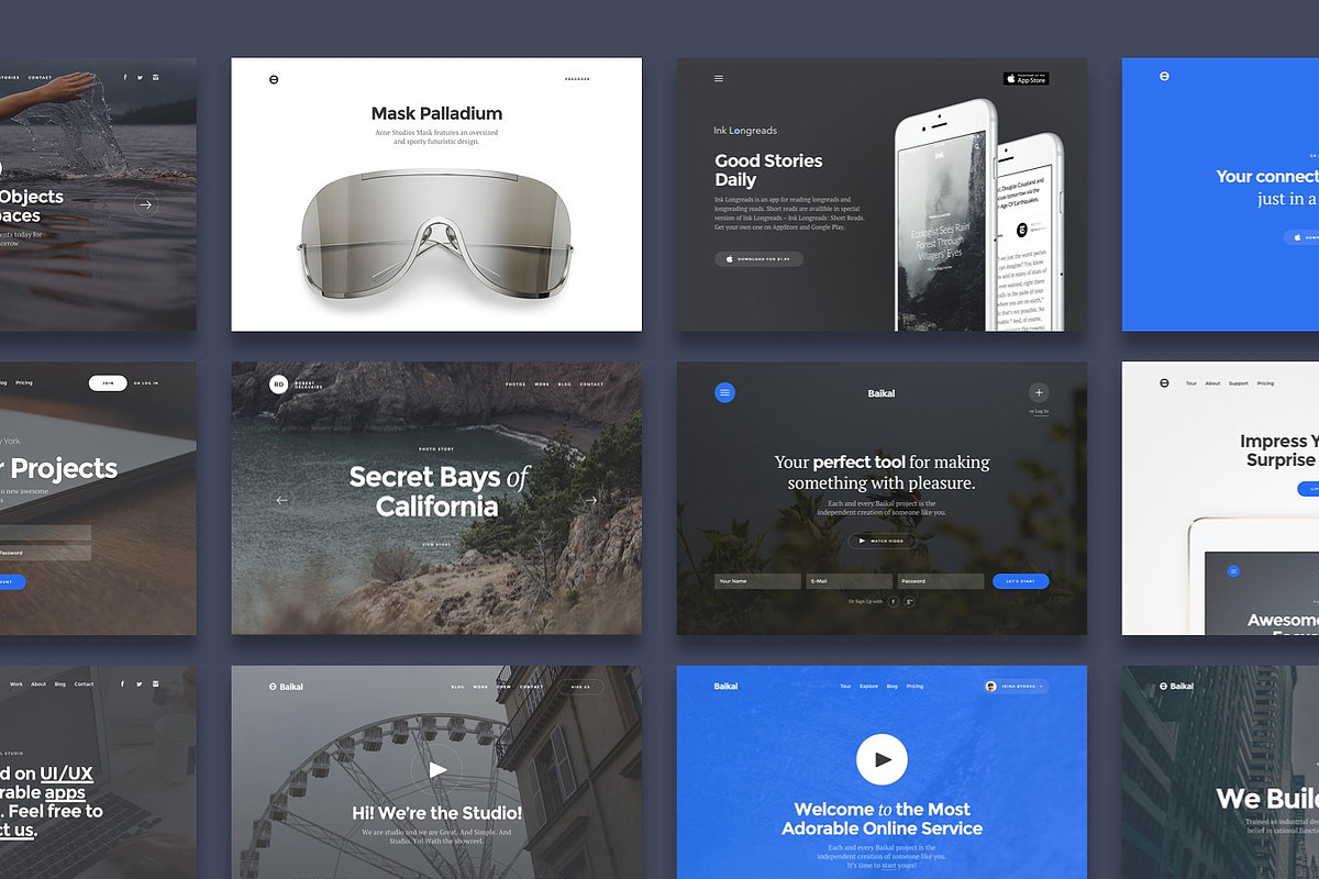 Baikal Startup UI Kit, an UI Kit Template by Great Simple (Photo 1 of 5)