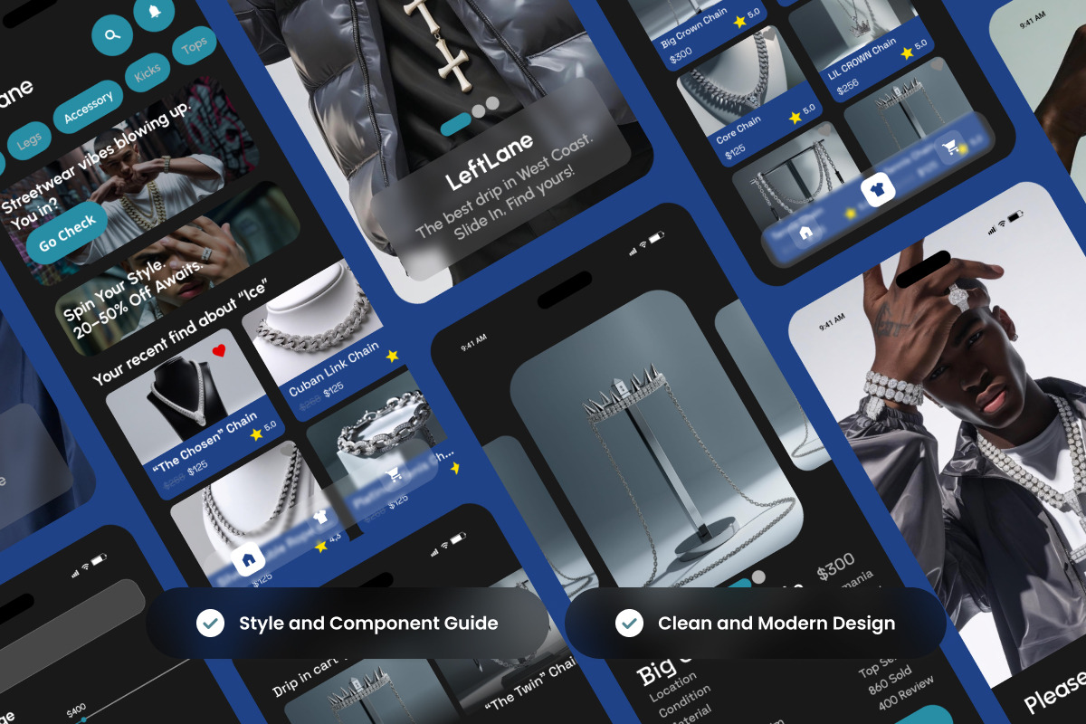 LeftLane - Fashion Thrift Store App, an App Template by productype1 (Photo 3 of 5)