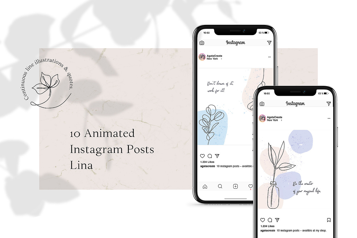 ENTIRE Posts – Instagram Templates, a Social Media Template by AgataCreate (Photo 11 of 21)