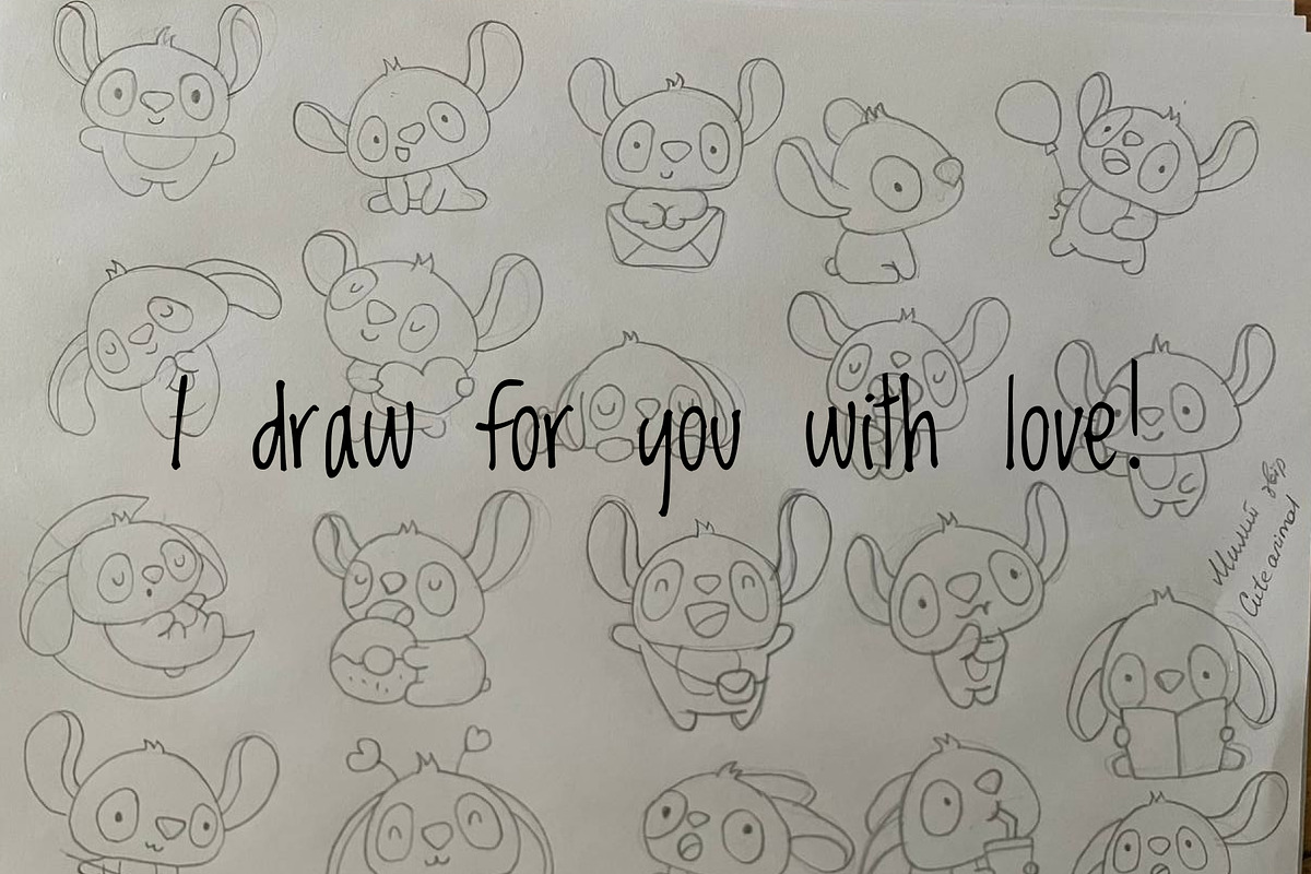 Monsters Cute Clipart Set, an Animal Illustration by Palau (Photo 7 of 10)